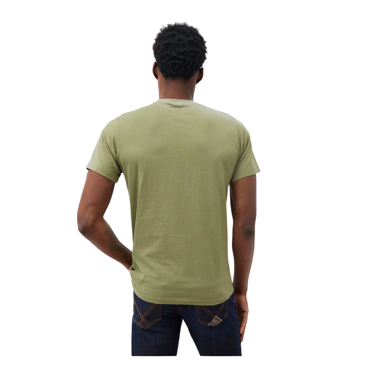 T-shirt Uomo Roy Roger's Girocollo Jersey Verde