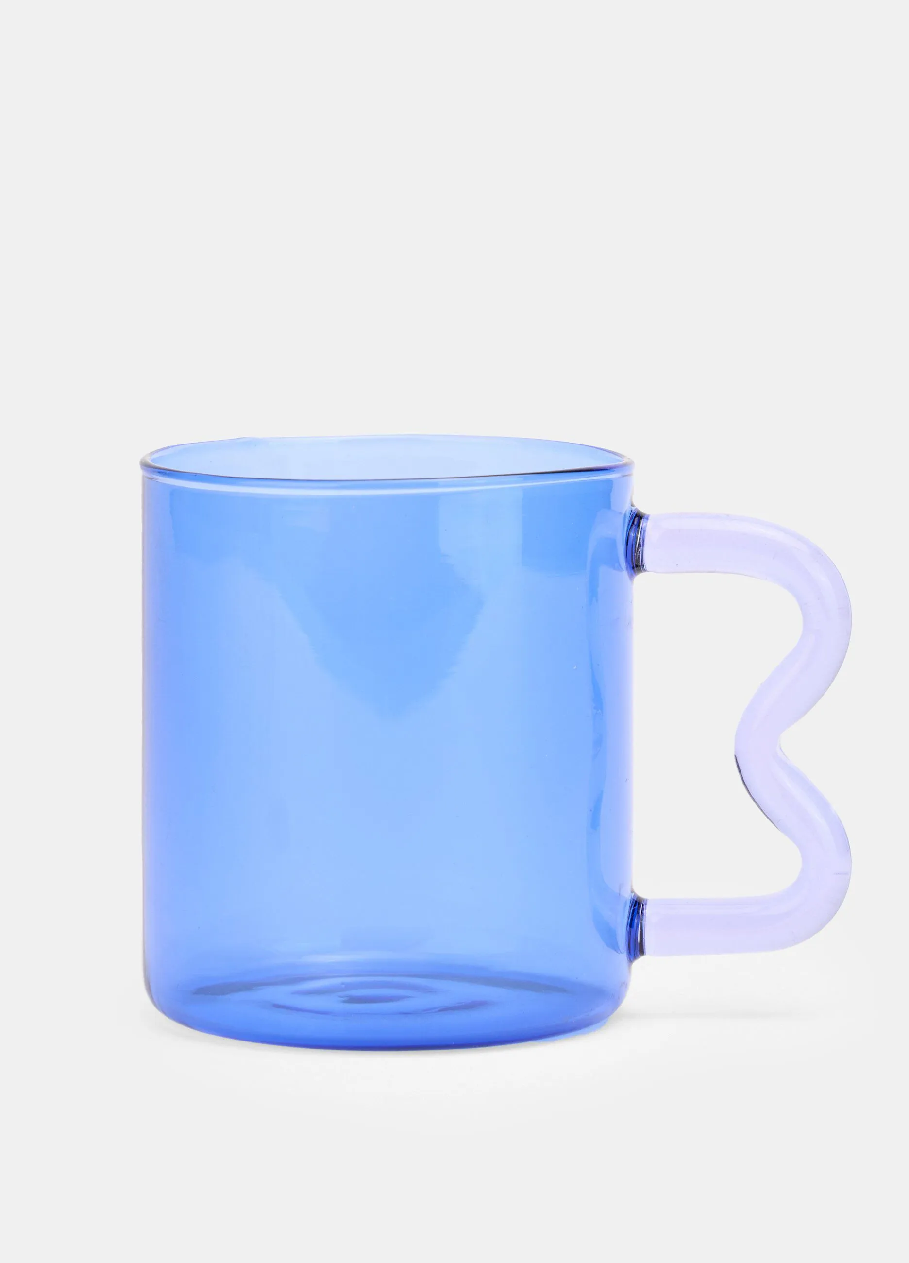 Tazza bicolor in vetro borosilicato