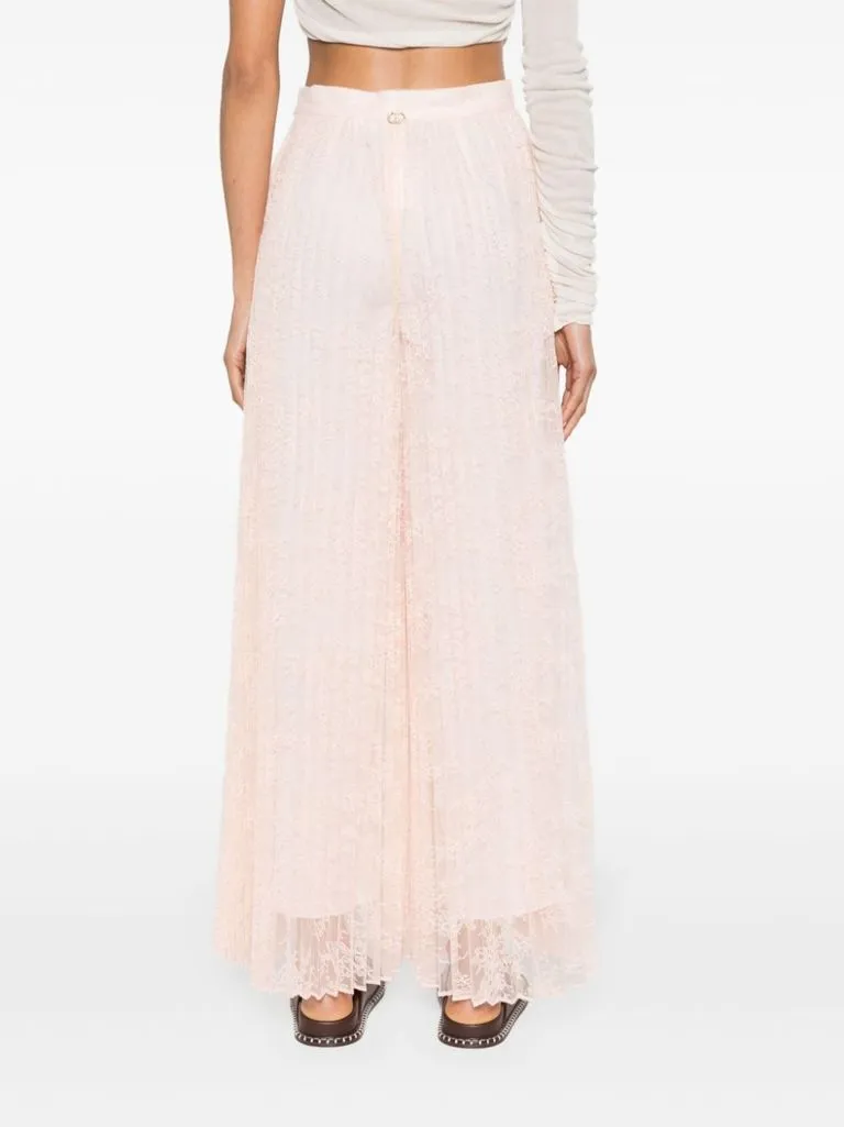 twinset Pantaloni pizzo Chantilly