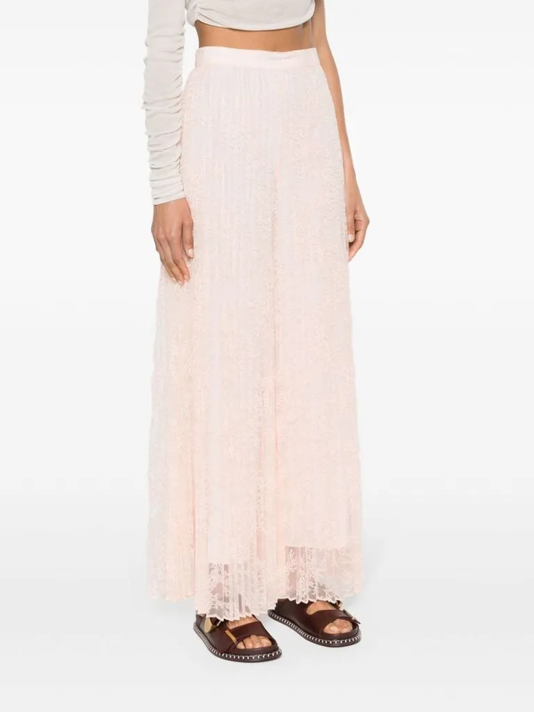 twinset Pantaloni pizzo Chantilly