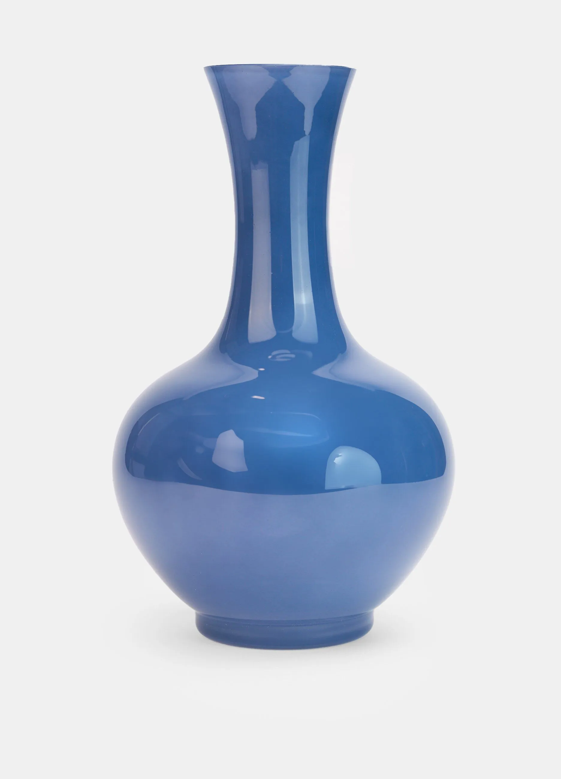 Vaso a trombetta in vetro colorato
